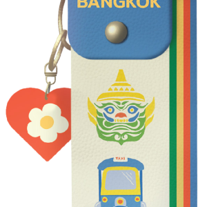 Bangkok Lip Case Whimsical Rainbow