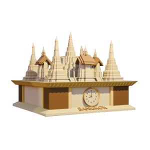 Bangkok Resin Mockup Deco Wat Arun