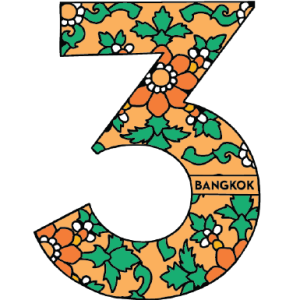 Bangkok Solid30 Keychain Number 3