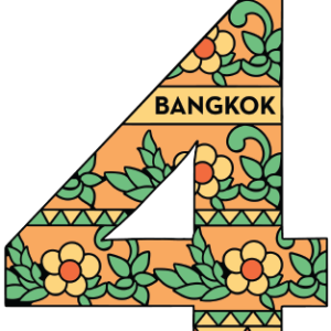 Bangkok Solid30 Keychain Number 4