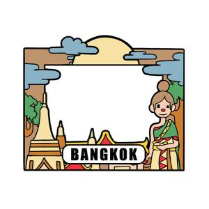 Bangkok PVC Magnet Frame Whimsical Thai Dress