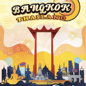 Bangkok Pocket Mirror Rectangle Giant Swing