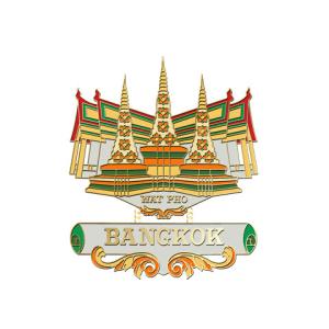 Bangkok Solid25 magnet with charming  Wat Pho