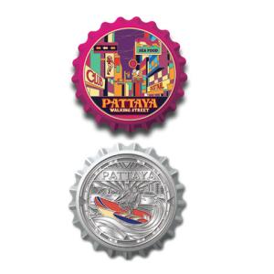 Pattaya Solid Magnet Beer Opener Walking Street & Banana Boat