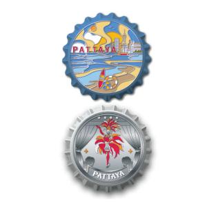 Pattaya Solid Magnet Beer Opener Pattaya sea view & Cabaret