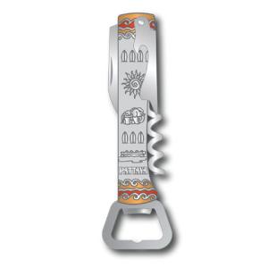 Pattaya Solid Wine Opener Elephant & Banana Boat