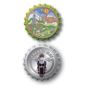 Chiang Mai Solid Magnet Beer Opener Intanont & Traditional People