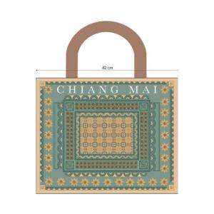 Chiangmai  big tote poly canvas Pattern