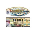 Phuket Zinc magnet Surfing Board and Old town