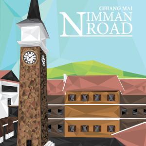 Chiang Mai Pocket Mirror Rectangle Nimman