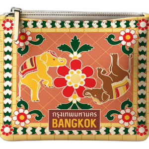 Bangkok Pouch Nouveau Wat Arun Pattern