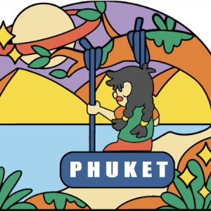 Phuket Solid Magnet Whimsical mai khao beach