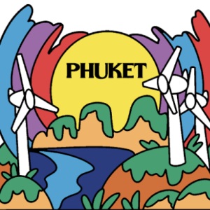 Phuket Solid Magnet Whimsical windmill