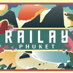 Phuket Zinc Magnet Flat railay beach