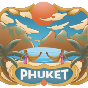 Phuket Wood Magnet Nouveau Phi Phi beach