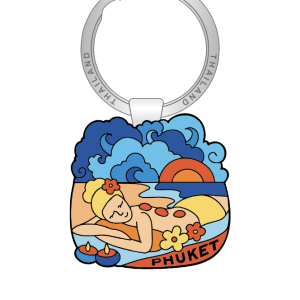 Phuket Solid Keychain Nouveau Spa and sunset
