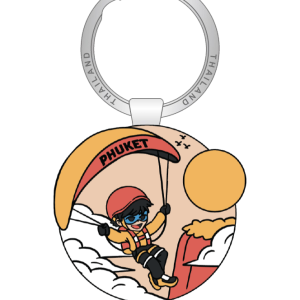 Phuket Solid Keychain Whimsical Paramotor