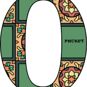 Phuket Solid30 Keychain Number 0