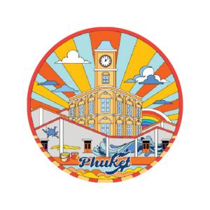 Phuket Resin Plate Retro Phuket old town