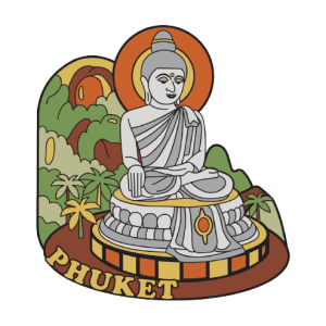 Phuket PVC Magnet Retro Big Buddha of Phuket