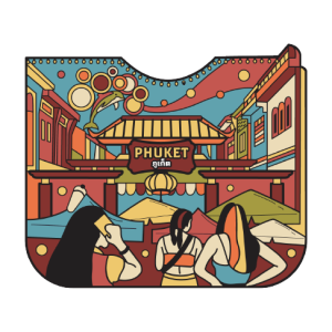 Phuket PVC Magnet Retro Soi Romanee
