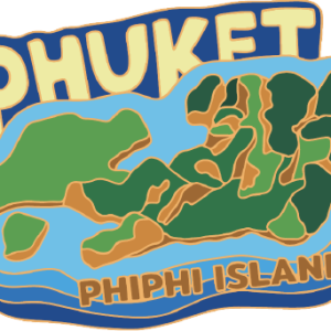 Phuket PVC Magnet Art whimsical Phiphi island