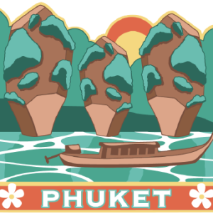Phuket PVC Magnet Whimsical khao sok park