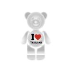 Solid25 Magnet I love Thailand Bear