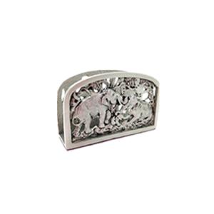 pewter namecard CA001 elephant